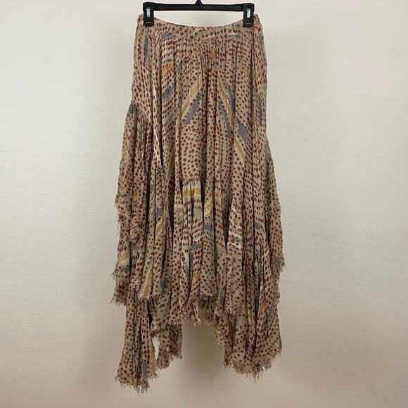FP One - Free People Clover Printed Skirt - Stone Combo - Size Small - Picture 4 of 10